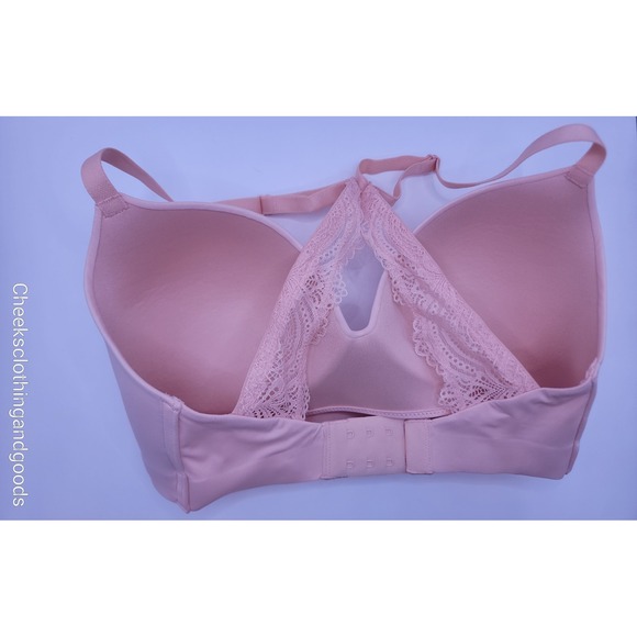 Soma 32DD Enbliss Luxe Wireless J Hook Pink Bra - Picture 2 of 3